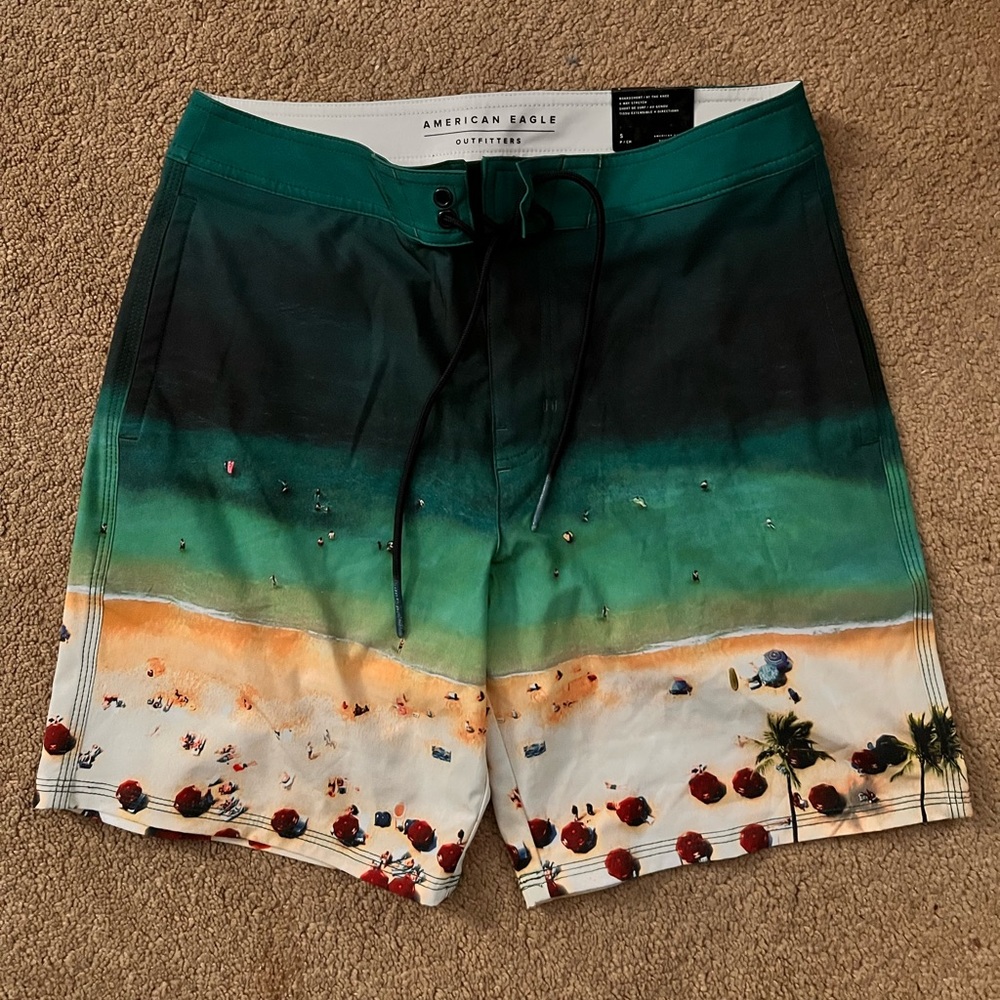 American Eagle swim trunks